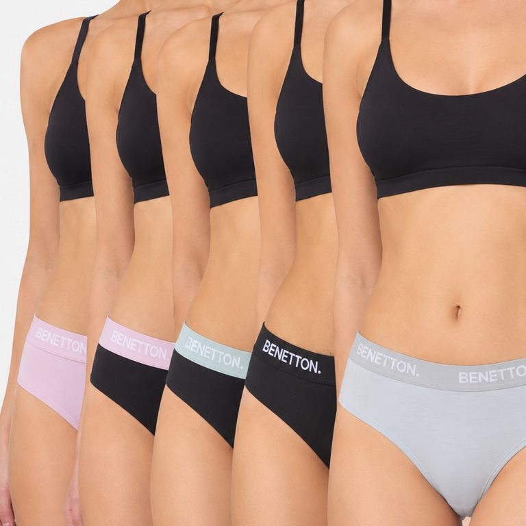 Pack 5 Calzones Colaless Algodón Peruano Mujer