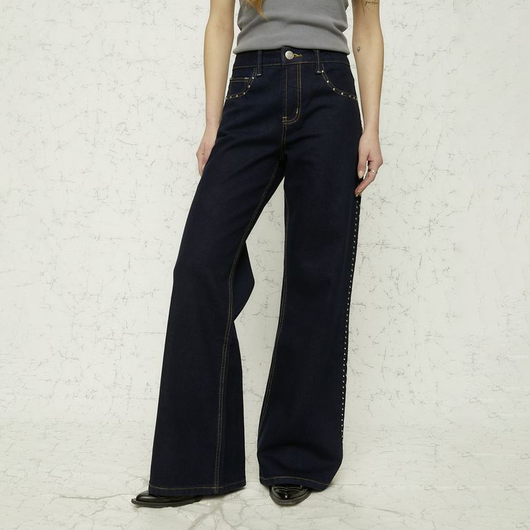 Jeans Tachas Mujer