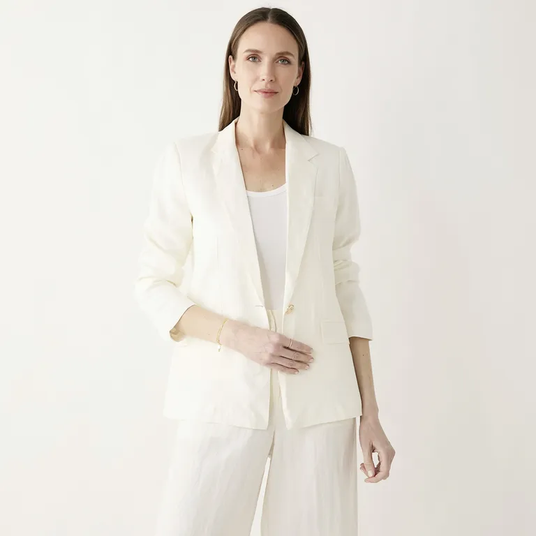 Blazer Lino Mujer