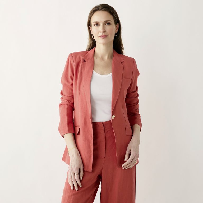 Blazer Lino Mujer