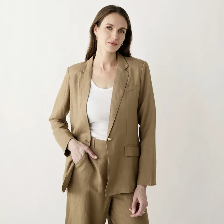 Blazer Lino Mujer