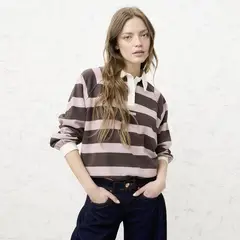 AMERICANINO - Polerón Polo Rayas Mujer