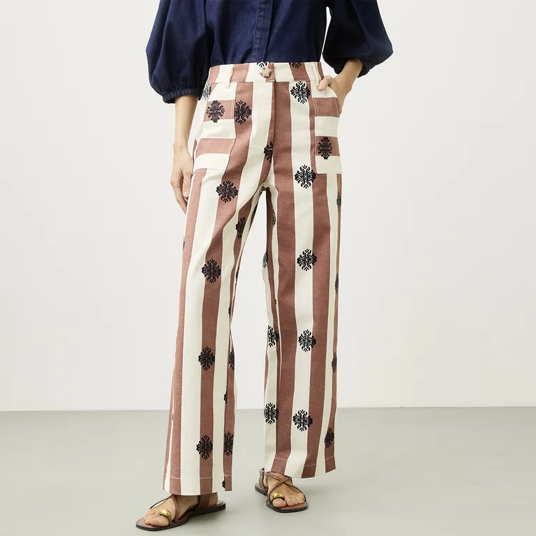 Pantalón Tiro Alto Mujer