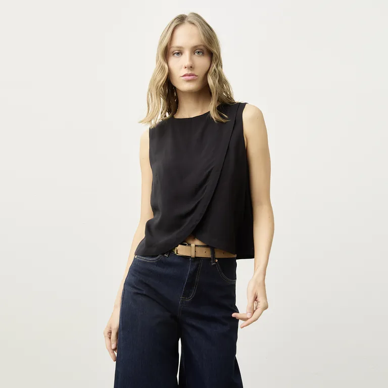Blusa sin Mangas Mujer