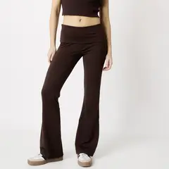 SYBILLA - Leggins Flare Pretina Volteada Mujer