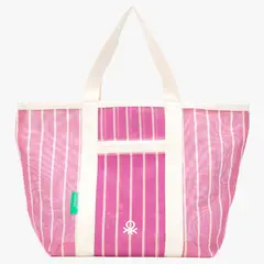 BENETTON - Cartera Tote Fibras Mujer