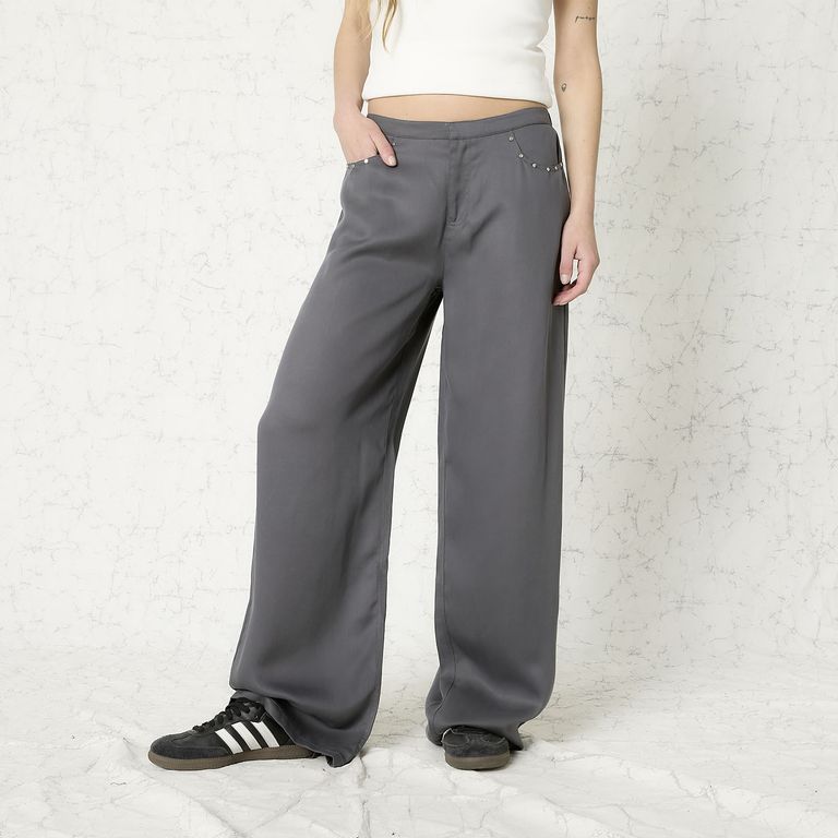 Pantalón con Tachas Mujer