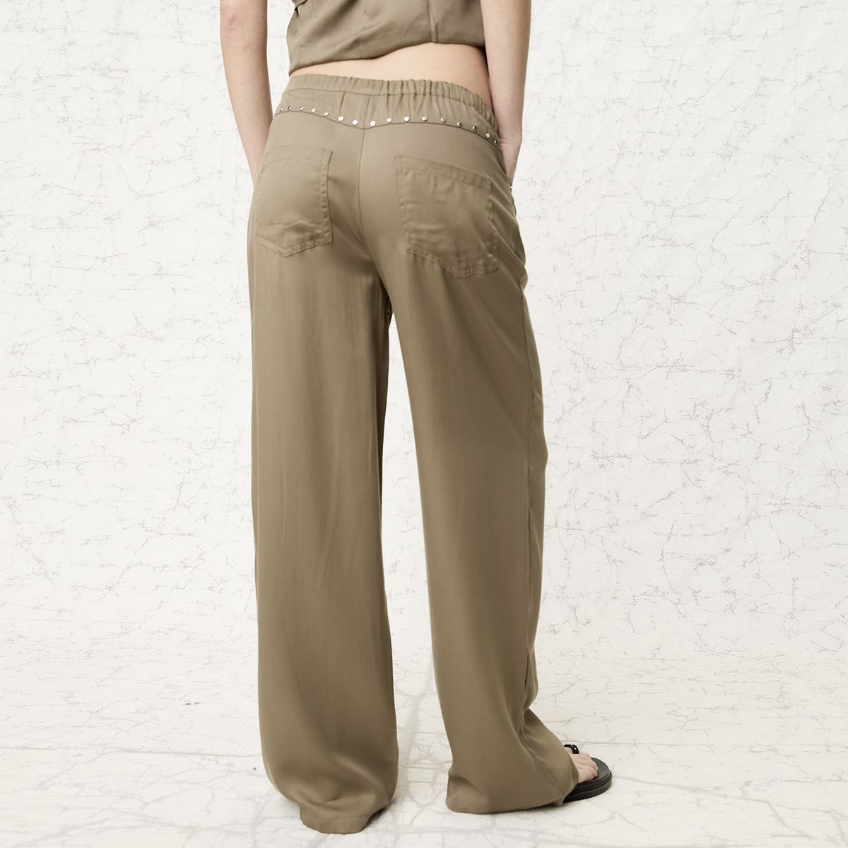 AMERICANINO - Pantalón con Tachas Mujer Americanino