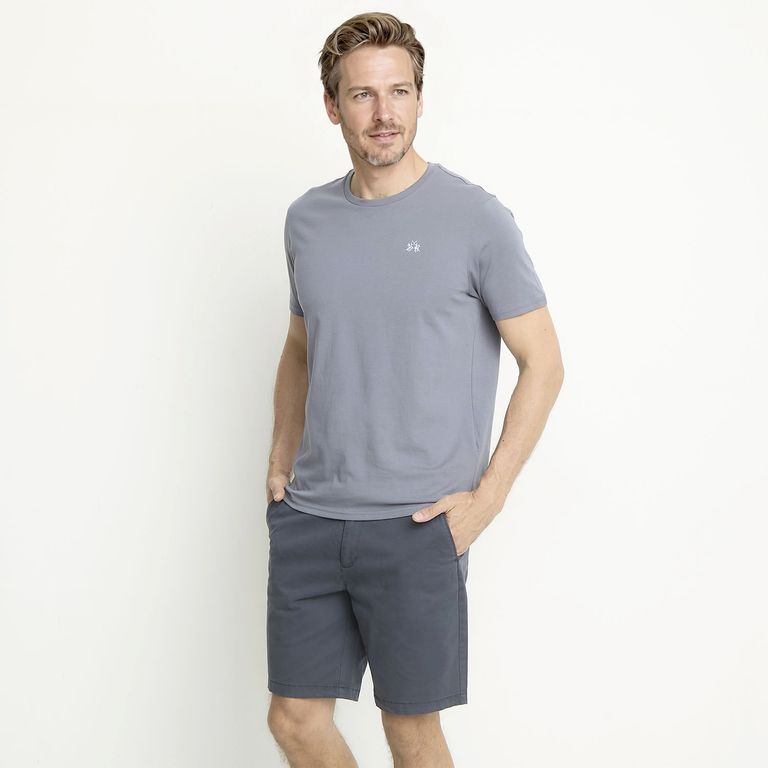 Polera Manga Corta Algodón Hombre