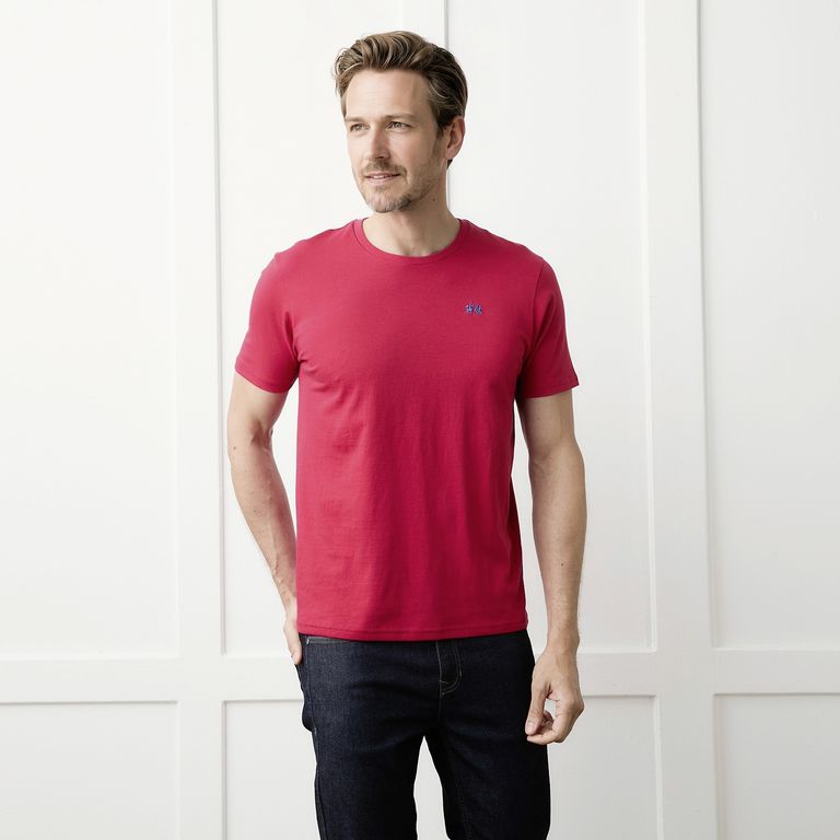Polera Manga Corta Algodón Hombre