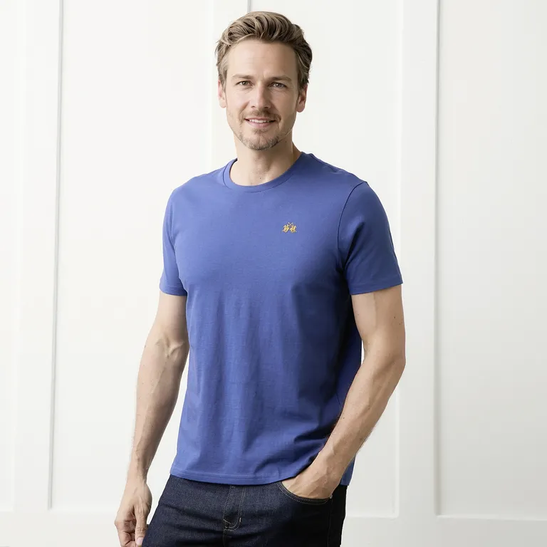 Polera Manga Corta Algodón Hombre