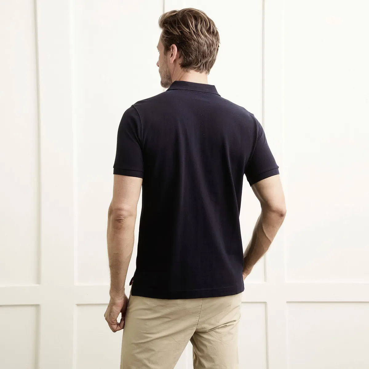 LA MARTINA - Polera Manga Corta Cuello Pique Hombre La Martina