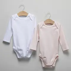 CONIGLIO - Pack De 2 Bodys Bebé Niña 100% Algodón Pima