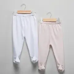 CONIGLIO - Pack De 2 Patitas Bebé Niña 100% Algodón Pima
