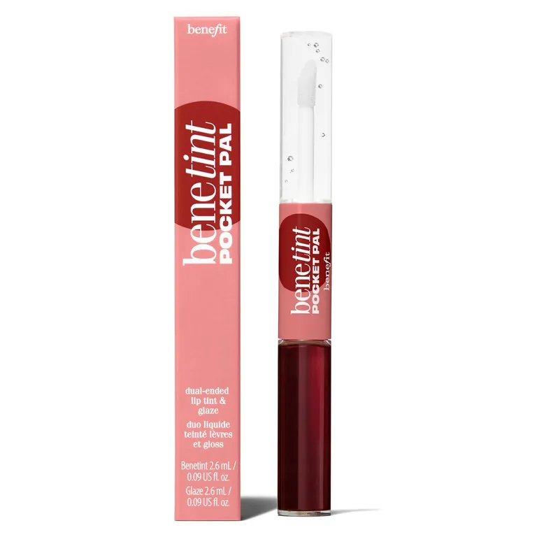 Tinta Para Labios + Brillo Hidratante 2 En 1 Benetint Pocket Pal Dark Cherry