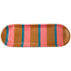KERSTEN - Plato De Madera De Mango Multicolor 45X15X2.5 Cm