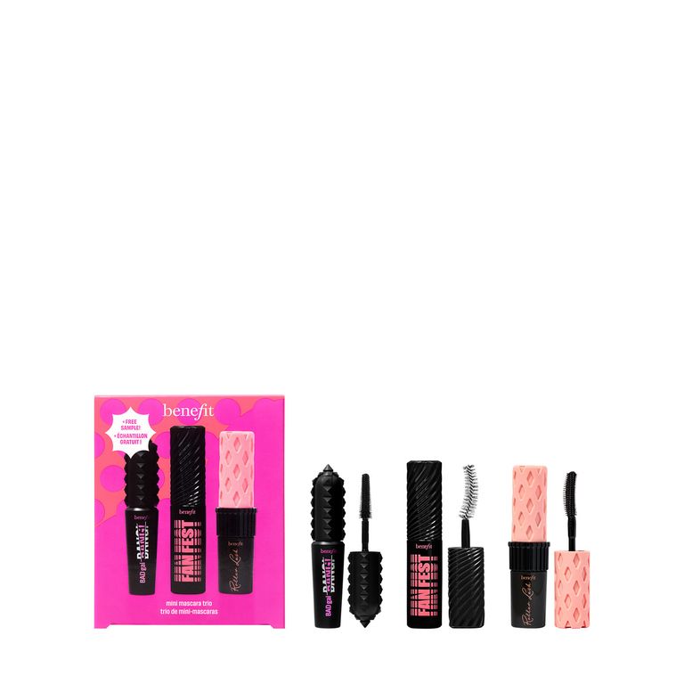 3 Máscaras Mini + Limpiador De Regalo Lit Up Lashes Kit