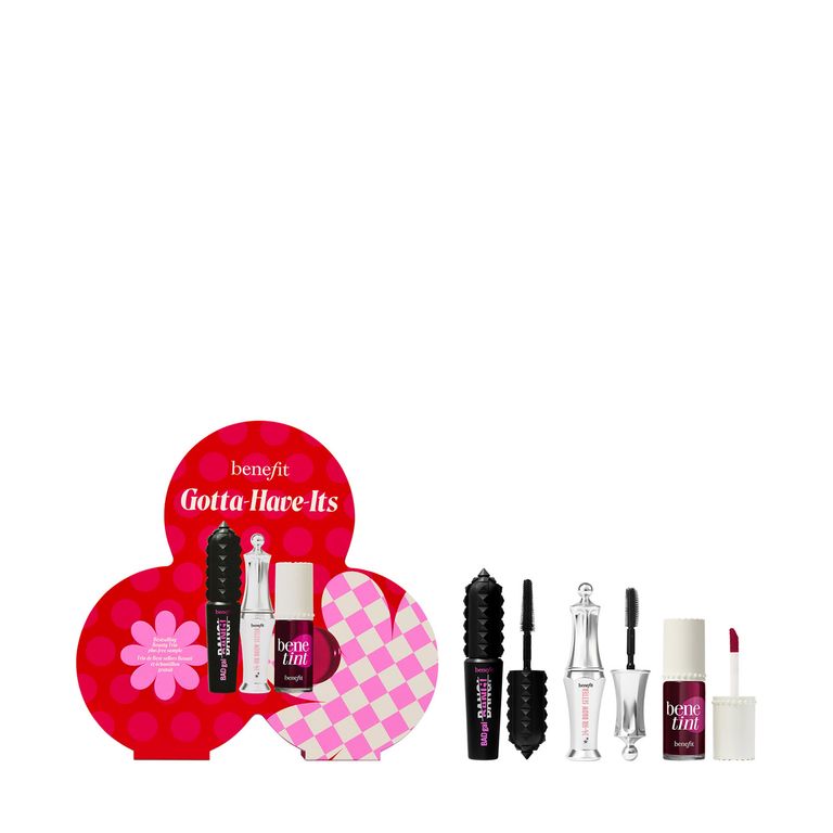 Benetint Full Size + BADgal BANG! Mascara Mini + 24-HR Brow Setter Mini + Mascarilla Deep Retreat De Regalo Gotta-Have-Its Kit