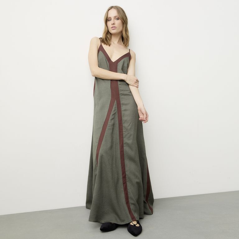 Vestido Amarra Espalda Fran Larraín x