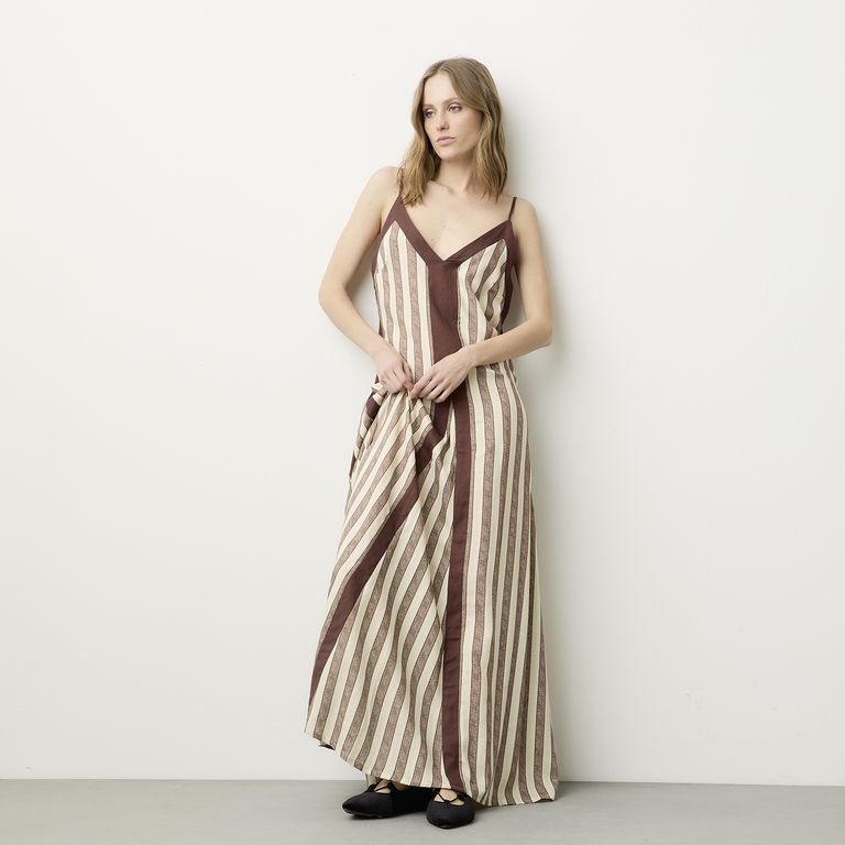 Vestido Amarra Espalda Fran Larraín x