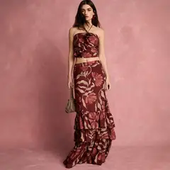 BASEMENT - Top Estampado Mujer Fran Larraín x