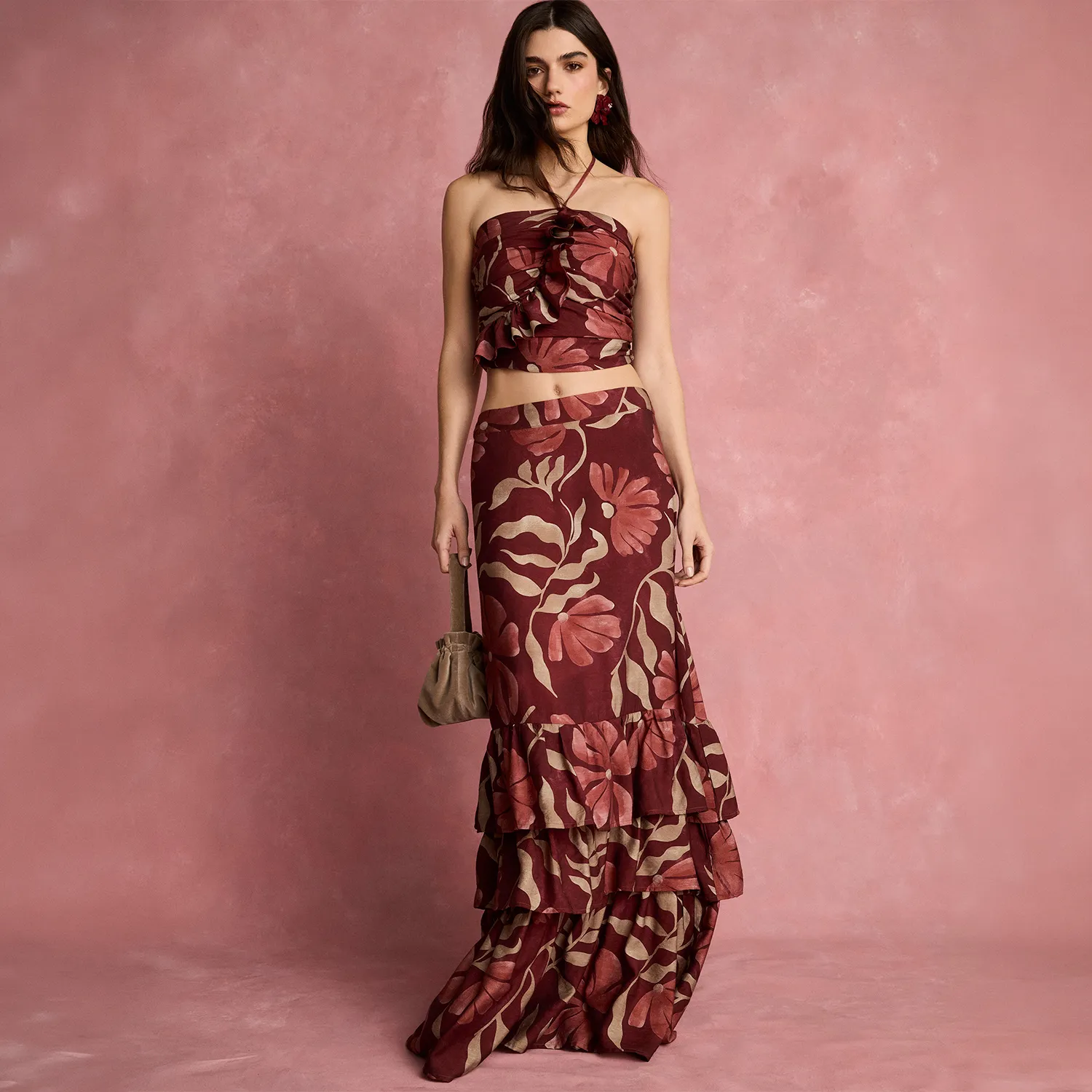 BASEMENT X FRAN LARRAÍN - Top $34.990 / Falda $39.990