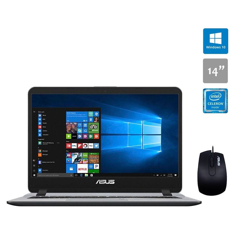 ASUS - Notebook Asus x407MA Intel Celeron 4GB RAM 14
