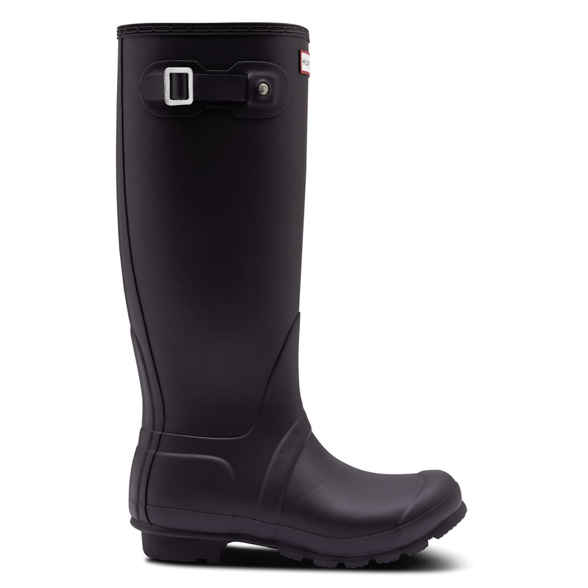 HUNTER - Bota de Agua Mujer Aislante Negra Matte Hunter