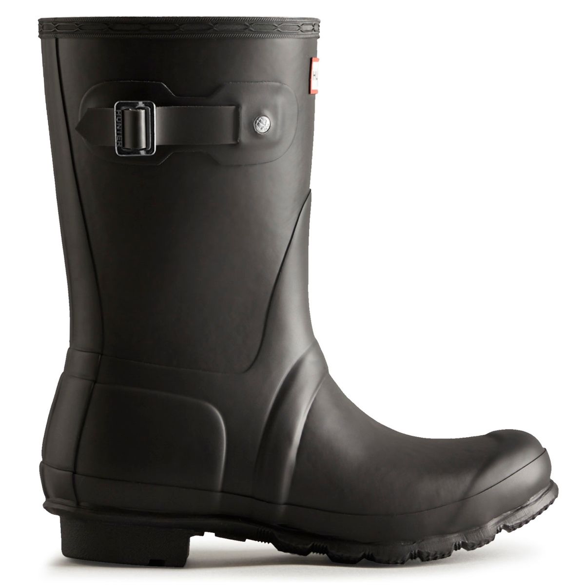 HUNTER - Bota Baja de Agua Mujer Aislante Negra Matte Hunter