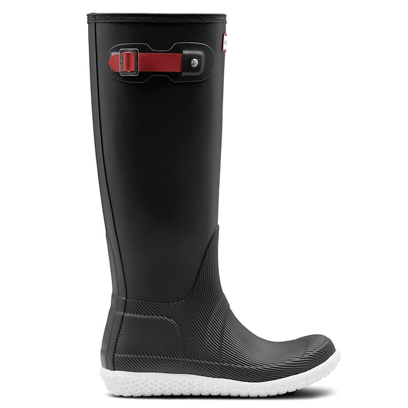 HUNTER - Bota de Agua Mujer Negra Hunter