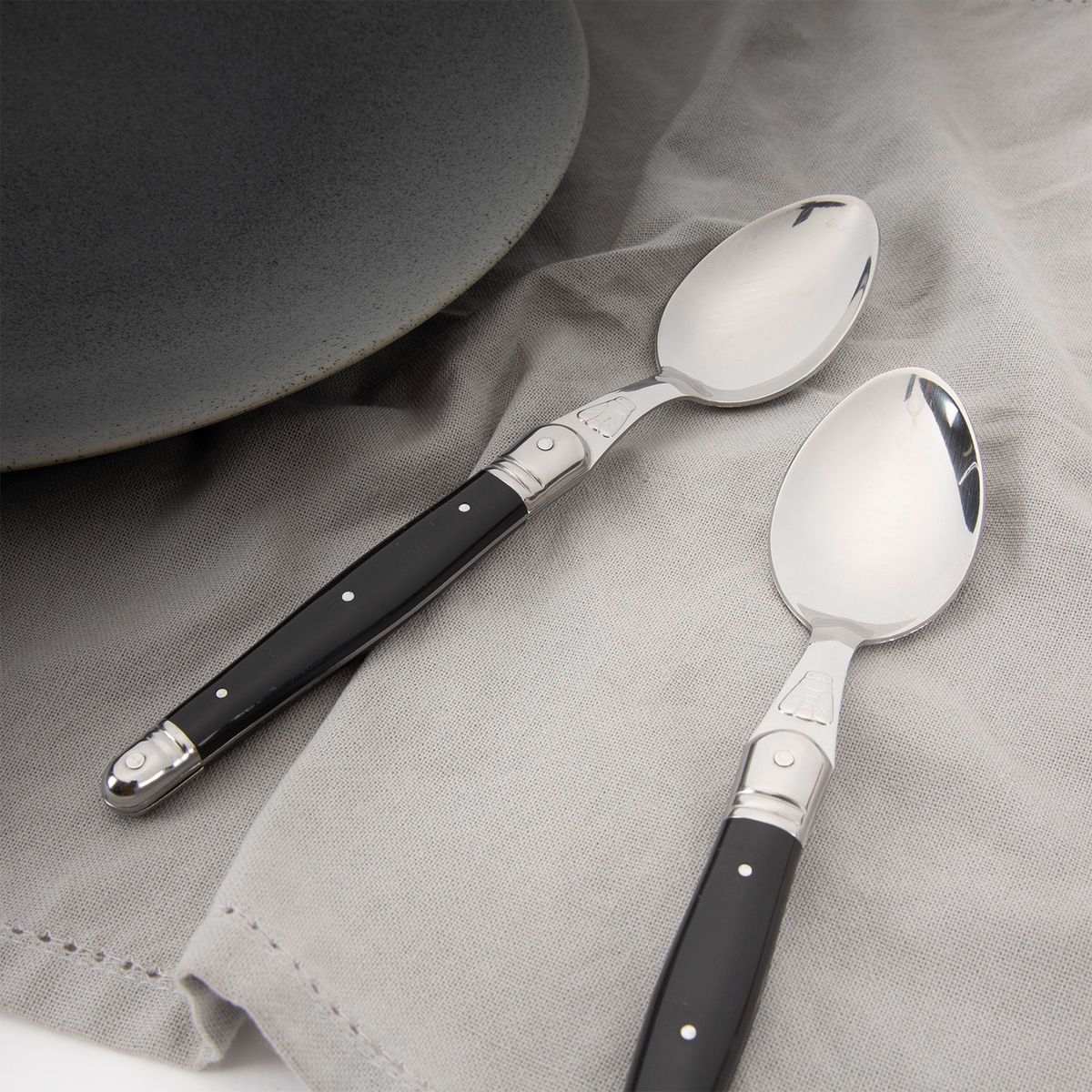 LAGUIOLE - Set 6 Cucharas Mesa  Negro Laguiole