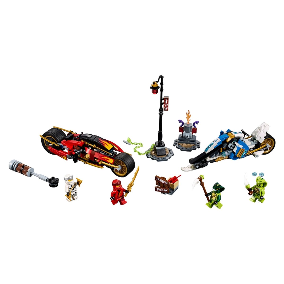 LEGO - Lego Ninjago - Moto de Kai y Moto de Zane