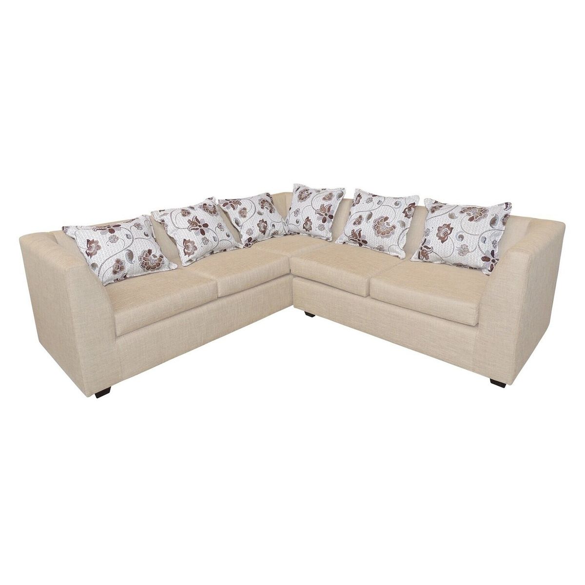 ARTSOFA - Seccional 5 Cuerpos Tela Beige
