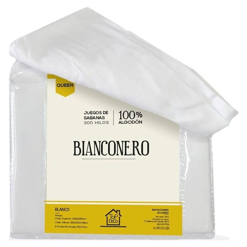 TODODESCUENTO - Sabanas 100% Algodón 300 Hilos Queen 2 Plazas