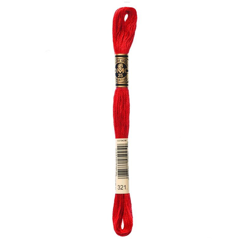 REVESDERECHO - Hilo Bordar Dmc 321 Rojo