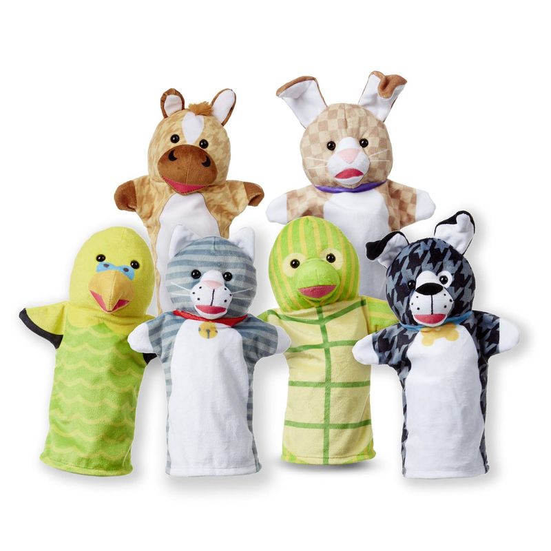MELISSA & DOUG - Titeres Mascotas 6 Unidades Melissa & Doug