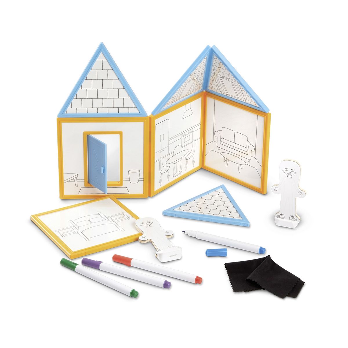 MELISSA & DOUG - Caramba Melissa & Doug Magnetivity Dibuja Y Construye Una Casa