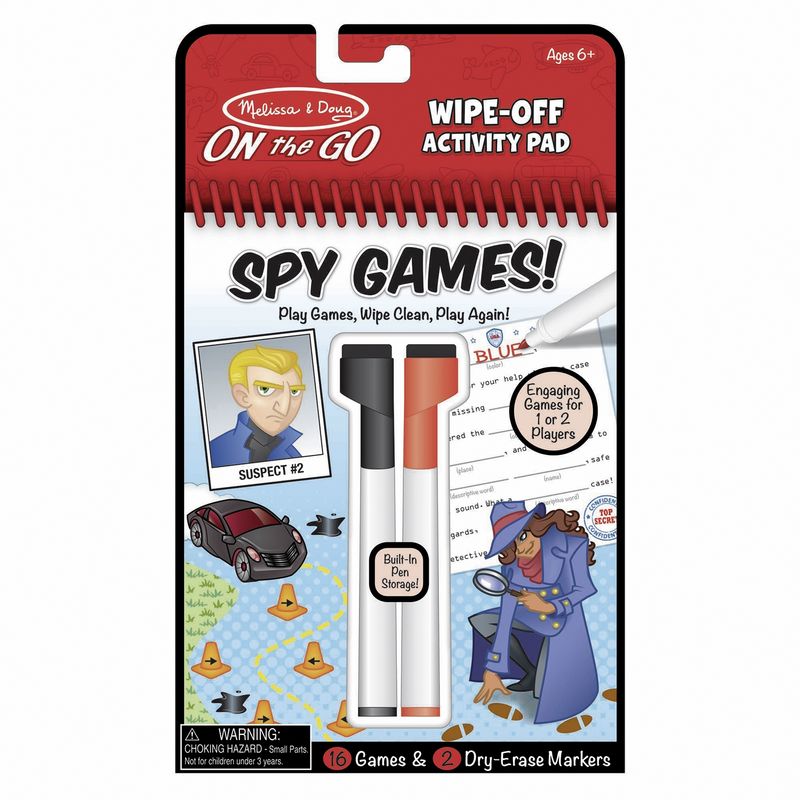 MELISSA & DOUG - Caramba Wipe Off Juegos de Espia Melissa & Doug