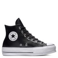 Chuck Taylor All Star Lift Zapatilla Urbana Cuero Negro Mujer