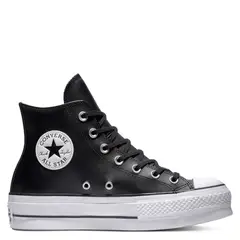 CONVERSE - Chuck Taylor All Star Lift Zapatilla Urbana Mujer Cuero Negro