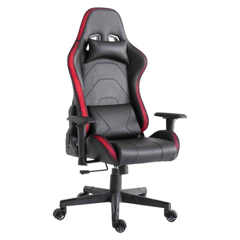 NOVAHUS - Silla Gamer Lights Game Pvc Base Nylon - Negro