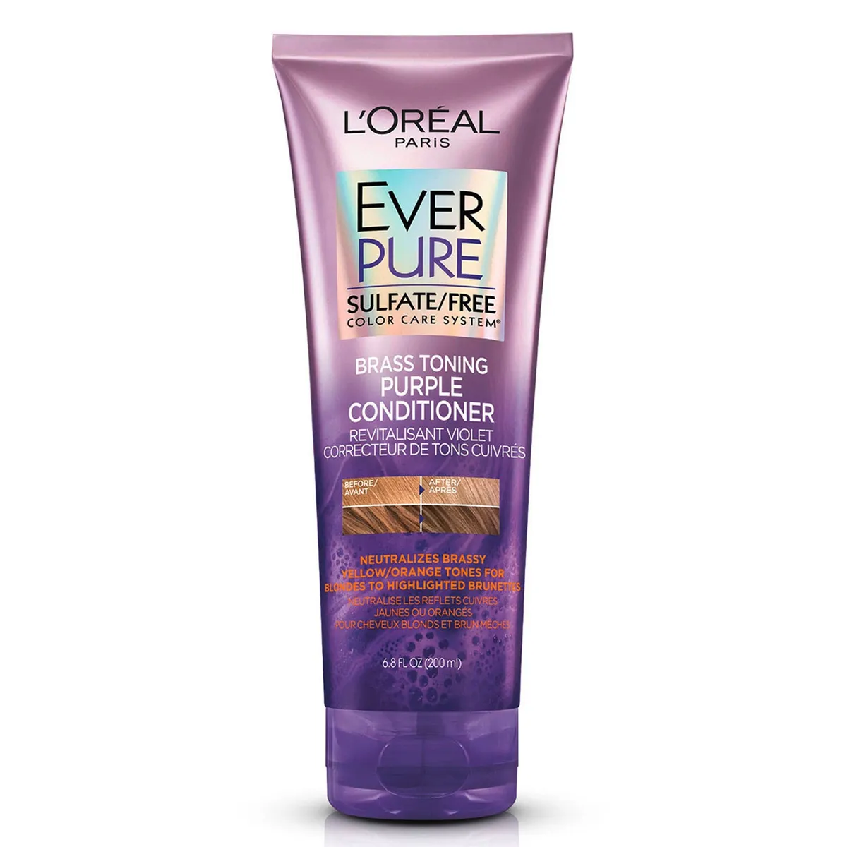HAIR EXPERTISE - Set Acondicionador Toning Purple Brass Everpure 200 Ml Hair Expertise