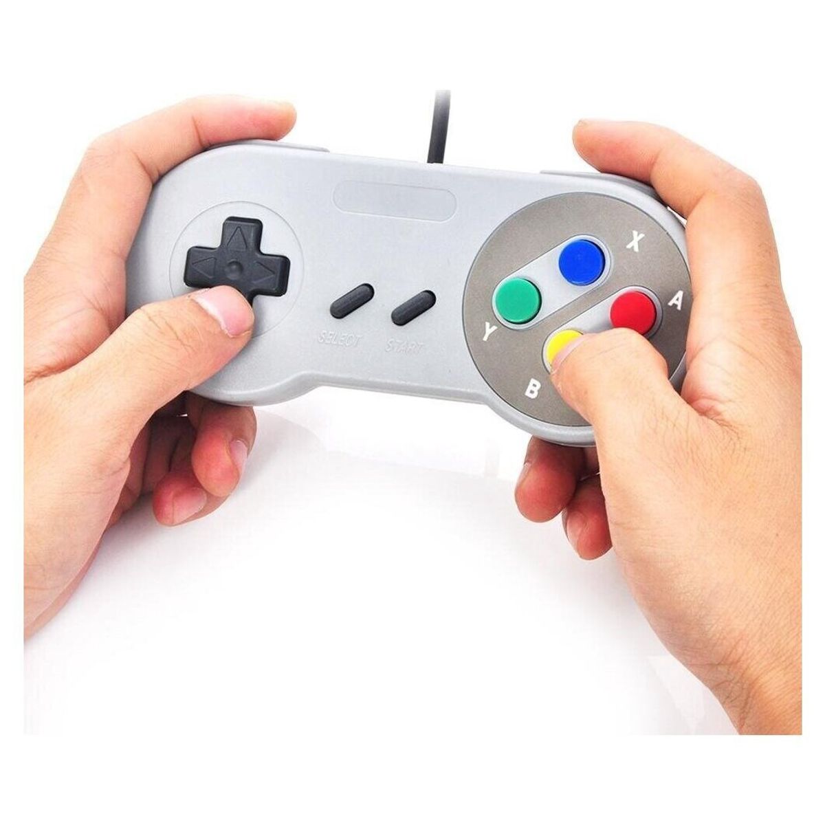 MUNDOELECTRO - Joystick Control Super Nintendo Snes Usb Pc Mac