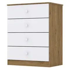 HOME MOBILI - Cómoda Infantil 4 Cajones Lingo