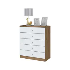 HOME MOBILI - Cómoda Infantil 5 Cajones Berne