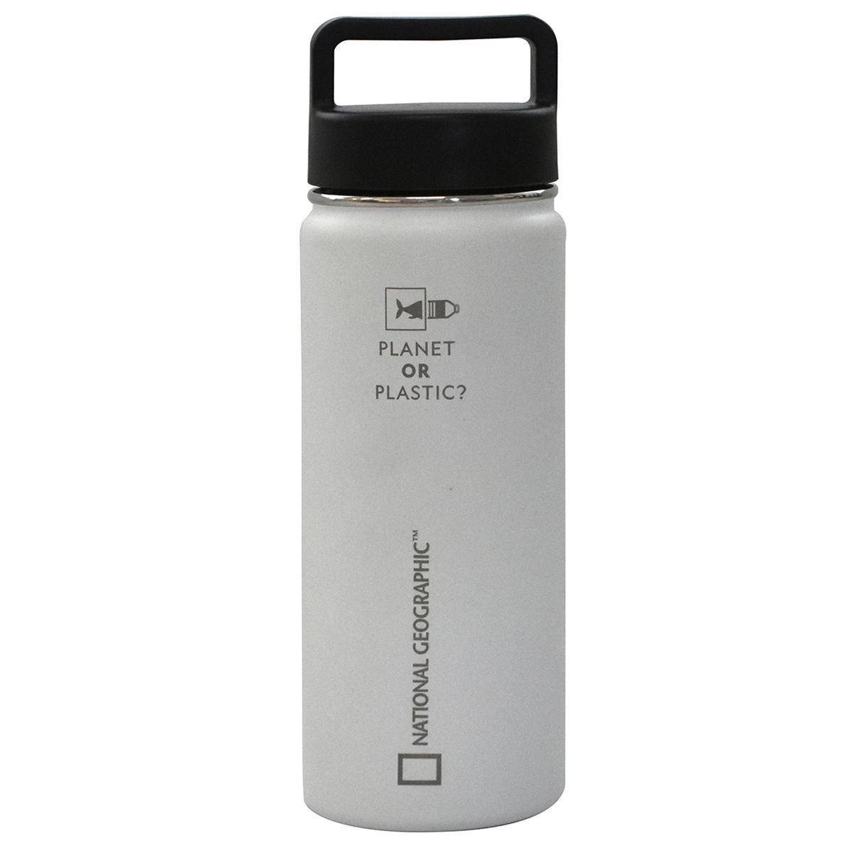 NATGEO - Botella Metálica 500Ml Blanco Natgeo