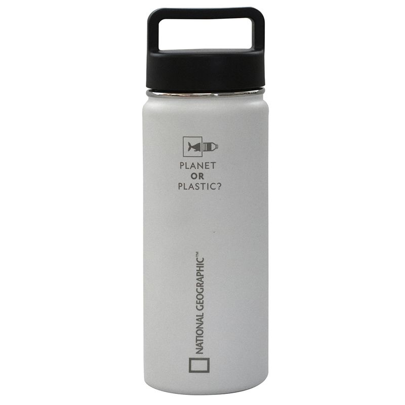 NATGEO - Botella Metálica 500Ml Blanco Natgeo