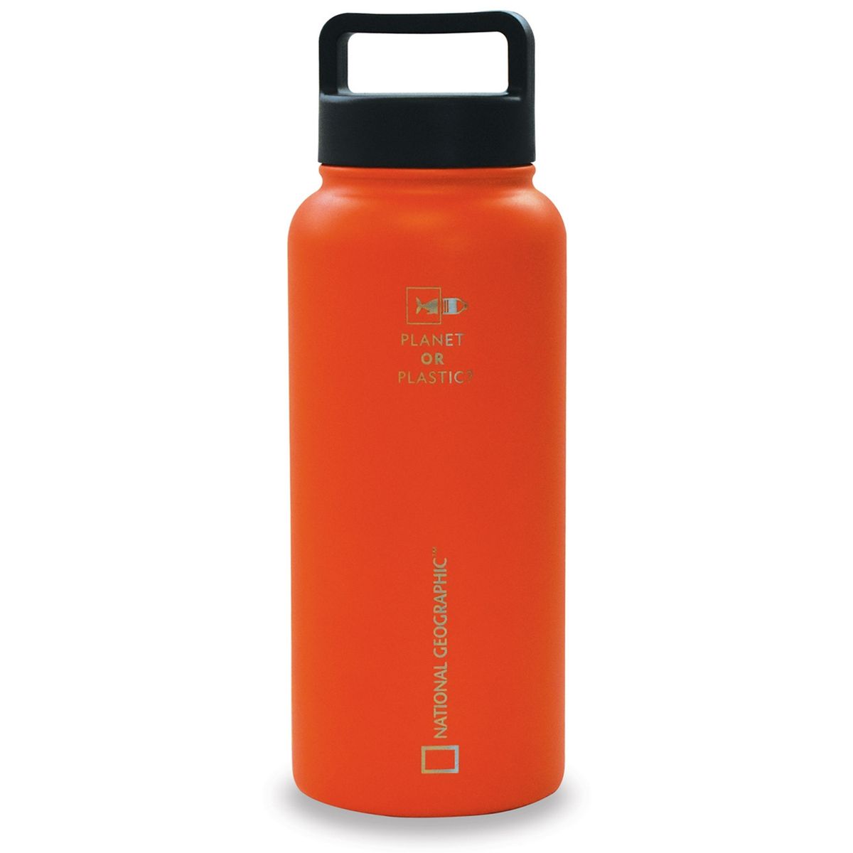 NATGEO - Botella Metálica 960 Ml Naranjo Natgeo