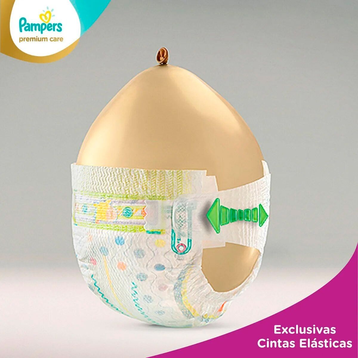 PAMPERS - 3 Pañales Pampers Premium Care 216 Unid Talla G