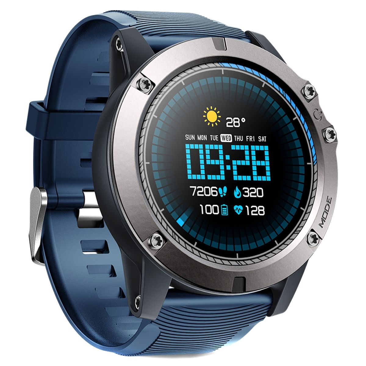 ZEBLAZE - Reloj Inteligente Zeblaze Vibe 3 Pro-Azul